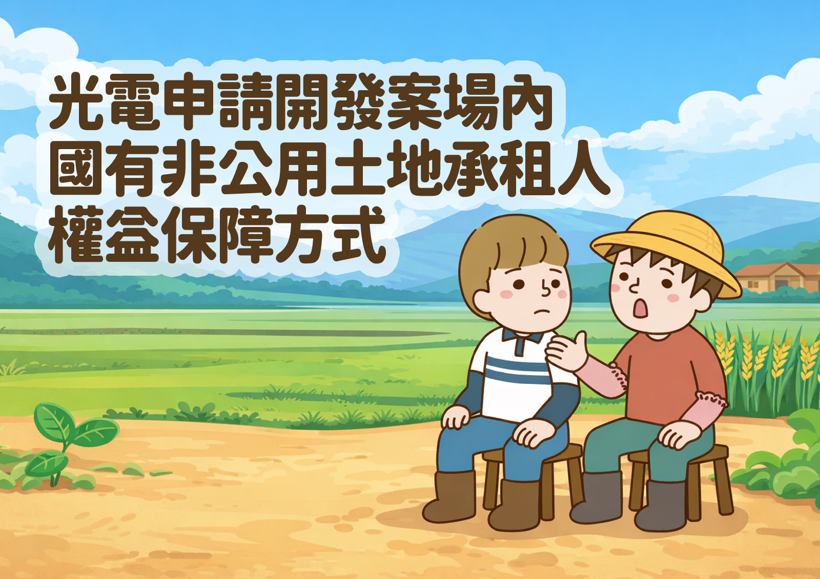 光電申請開發案場內國有非公用土地承租人權益保障方式
